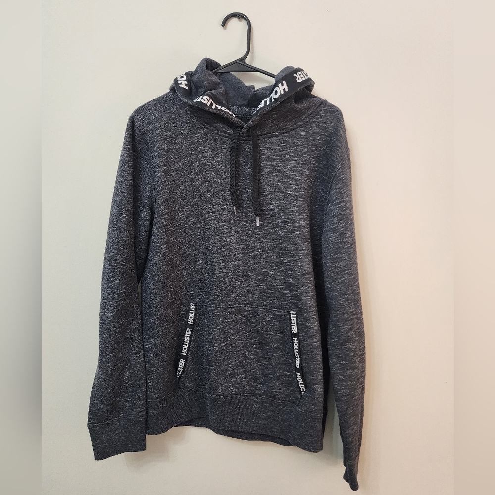 Men's Medium Gray Hollister Hoodie A2